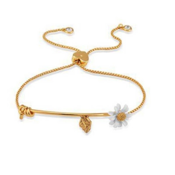 Kate Spade Dazzling Daisies Slider Bracelet New